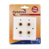 Dynavox LS-Wand-Anschlußblende Kunstst. 4 Bananenbuchsen