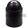 E27-Fassung 250V 4A Isoliert Lampenfassung 190°C schwarz