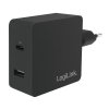 USB Steckdosenadapter USB-C+USB-A 45W NG-USB-PD-45W