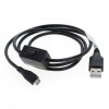 USB DC-Kabel mit Schalter 1m schwarz USB2.0DC-AB-MS/100