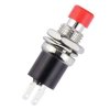 Miniatur-Druckschalter rastend ON-OFF 0,5-1A/125-250V rot DS-322RT