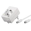Zwei-Geräte-Antennenverstärker 2x 15dB (DVB-T / DVB-T2 / DVB-C)