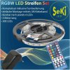 RGBW-Set5m Selbstklebend 300LEDs Controller Netzteil EEK "G"