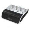 Comfort Multi Ladegerät für 1-4 AA AAA C D und 1x 9V E-Block Akkus
