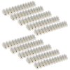 Lüsterklemme2,5 380V 3A 0,5-2,5mm² 12reihig transparenter Polyethylen