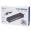 USB3.2-7Port-Hub LogiLink USB 3.2 Gen1 Hub 7 Ports Ein-/Aus-Schalter +Netzteil