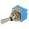 MS700F Kippschalter Miniatur EIN-EIN DPDT 6-Pins 3A/250V 6A/125V blau