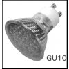 LED-GU10/rot LED-Strahler GU10 230V Licht rot EEK G
