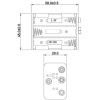 BH-AA6DR Batteriehalter 6x Mignon AA mit Druckknopfanschluss