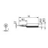Abmessungen Ersa Lötspitze 0832CD meißelförmig 2,2mm