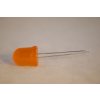 LED 10mm orange 40-150mcd 60° 20mA diffus gewölbt