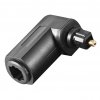 Audioadapter Optical Toslink Kupplung-/Stecker Winkel DOA-4