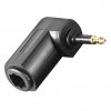 Audioadapter Optical 3,5mm-Winkelstecker Toslinkkupplung DOA-5