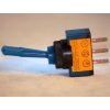 KFZ-Schalter/blau für 12VDC 3-polig EIN-AUS mit Lampe im Hebel