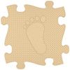 foot left beige w01