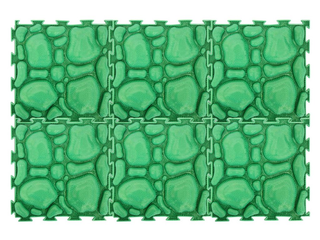 Set ortopedických podlah - Mechový koberec 6 kusů - MUFFIK