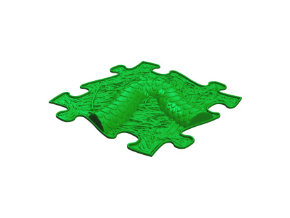 snake edge green w03