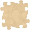 foot left beige w01