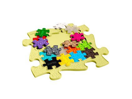 Puzzles in puzzle pastel yellow w03
