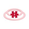 rings pastel pink w06