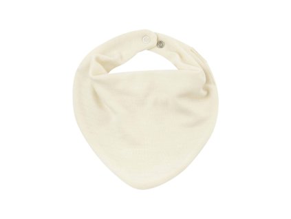 Dětský slintáček z Merino vlny dvojitý CLOUDY CREAM