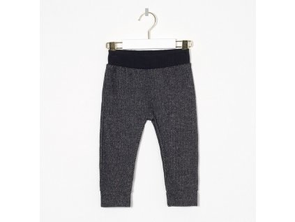 Univerzální kalhoty s denimovou imitací, černé