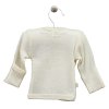 Zavinovací Merino košilka pro miminko ecru LORITA