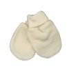 Merino froté rukavice pro miminko bezpalcové ecru LORITA