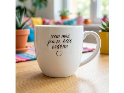 Hrnek 330 ml - Jsem milá, jen se blbě tvářím