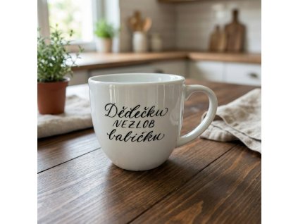 Hrnek 330 ml - Dědečku, nezlob babičku
