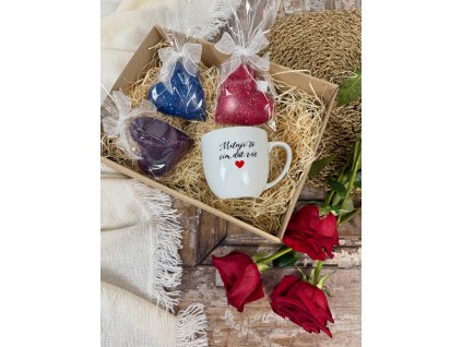 Dárková sada Miluji Tě čím dál víc + vesmírné srdíčko