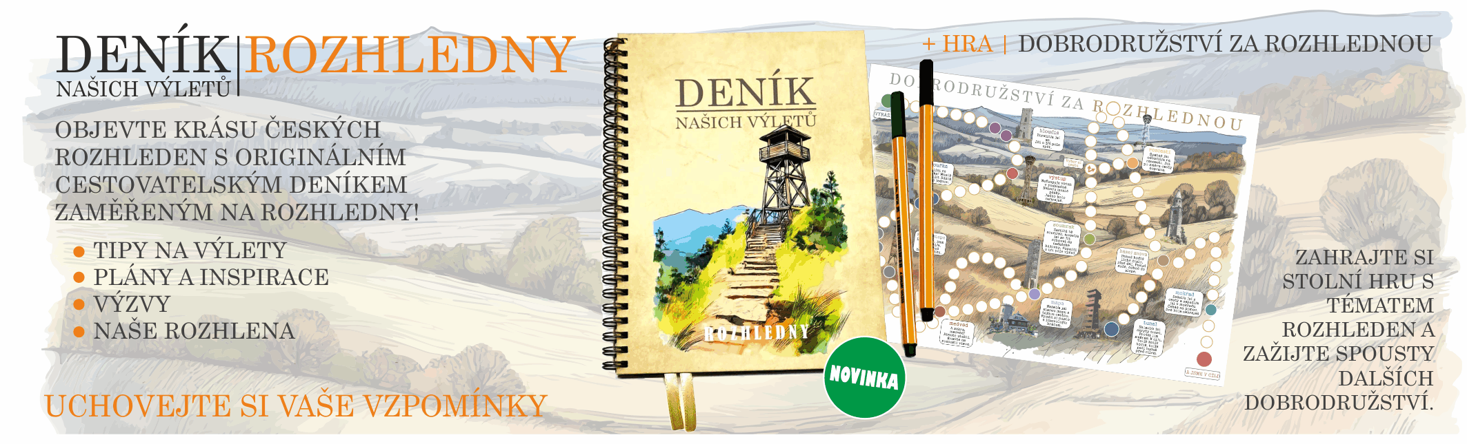 Deník našich výletů - Rozhledny PC