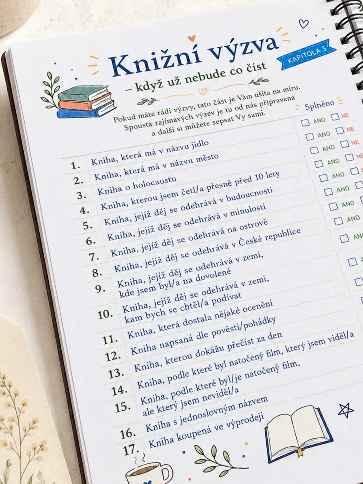 Knižní deník na 60 knih