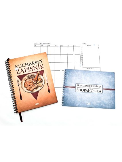 PRO NI - Kolekce Kuchařský zápisník, Přehled objednávek, Plánovač
