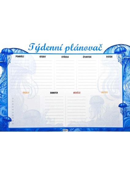 Můj osobní plánovač (Medúza) Týdenní, A4