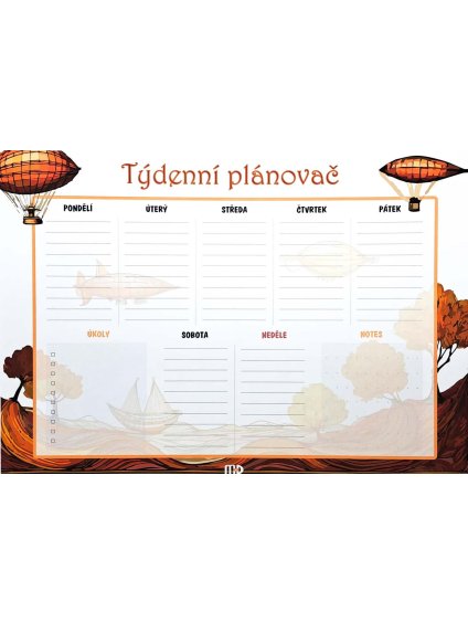 Můj osobní plánovač (Vzducholoď) Týdenní, A4