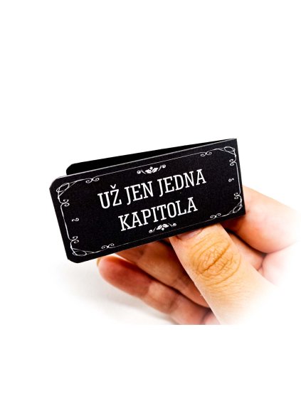 Magnetická záložka (Knižní) - Už jen jedna kapitola