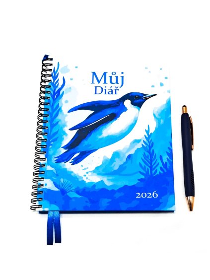 Můj diář - Klasik 2026 (Tučňák)