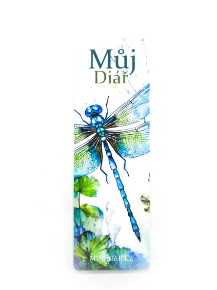 Záložka do knížky - Vodní svět - (Vážka)