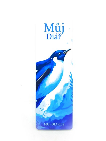 Záložka do knížky - Vodní svět (Tučňák)