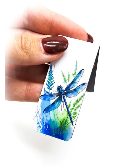 Magnetická záložka (Aquarel Collection) - Vážka