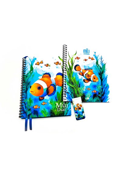 AQUAREL COLLECTION (Klaun) - Kolekce Můj Diář, Můj malý zpisník, Magnetická záložka
