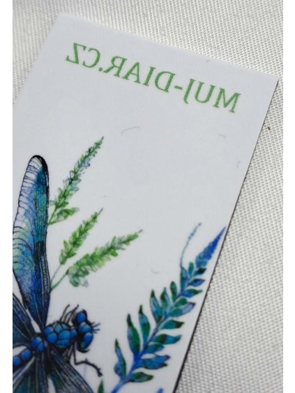 Magnetická záložka (Aquacolor Collection) - Vážka (vada)