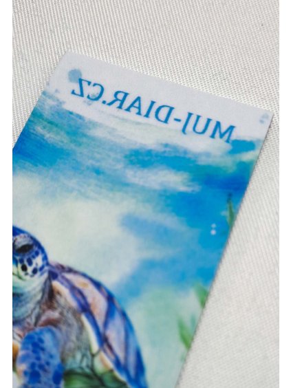 Magnetická záložka (Aquarel Collection) - Želva (vada)