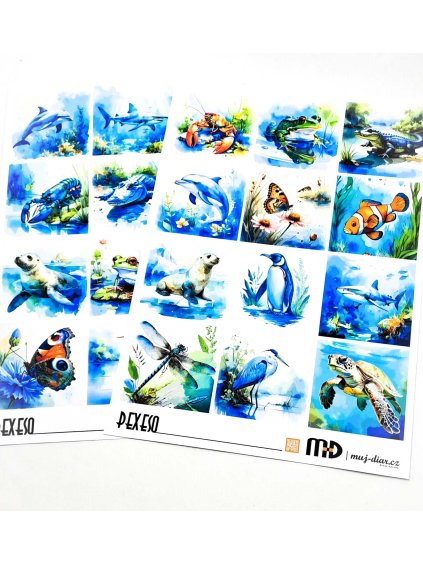 Pexeso - (Aquarel Collection) - U vody