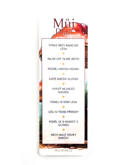 Záložka do knížky - Tématická (Houbařský)