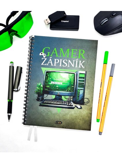 Gamer zápisník (na 40 her)