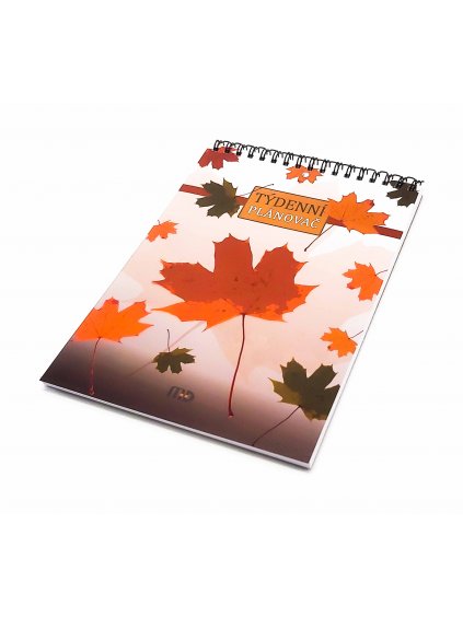 Týdenní plánovač - Podzimní barvy, roční, trhací
