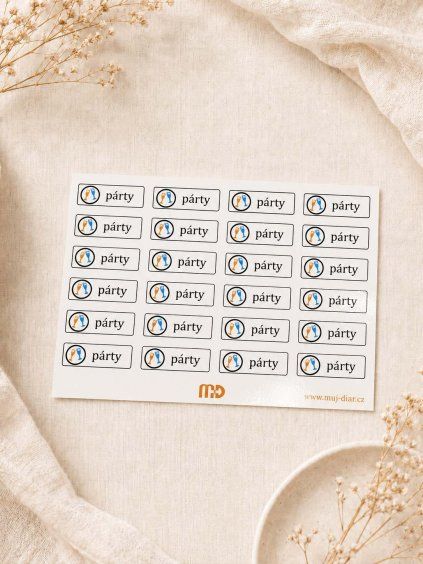 samolepky party 3x4 200kb