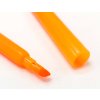 Zvýrazňovač tenký - oranžová, 1-4 mm